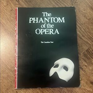 The Canadian Tour Phantom of the Opera Black Booklet